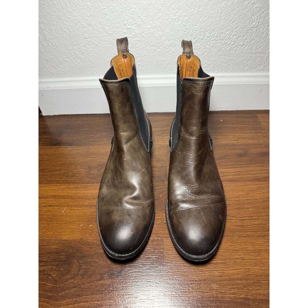 Frye Melissa Chelsea Boots Brown Sz 6.5 Western Leather - Picture 2 of 8